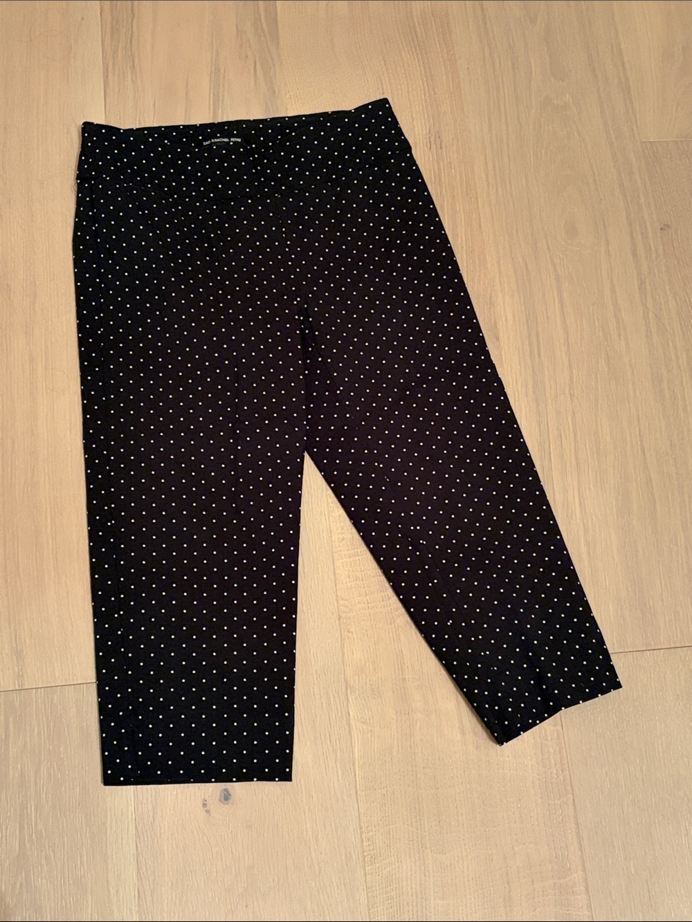 Zac & Rachel Black Capris Polka Dots